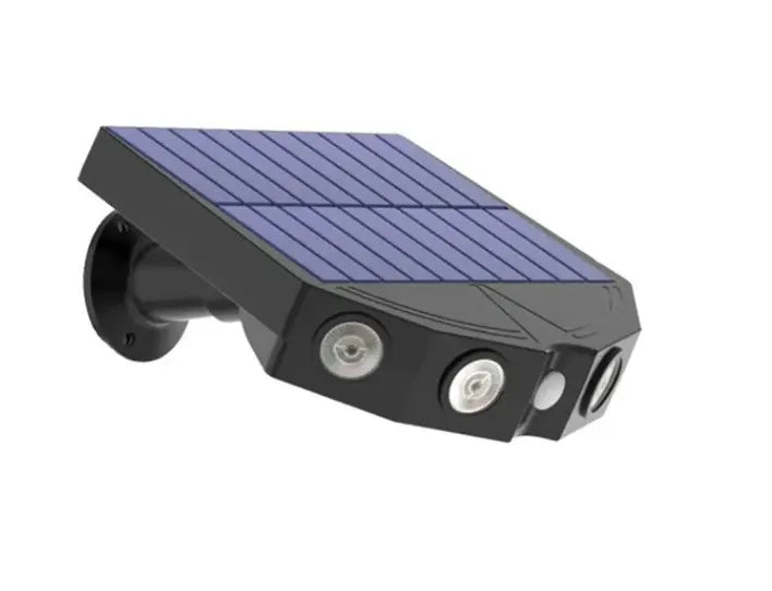Set of 2 Smart Motion Sensor LED Solar Outdoor Security Light - Waterproof, Frost Resistant, and Ene