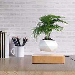 Magnetic Hexagonal Levitating Bonsai Pot for Creative Home and Office Decoration