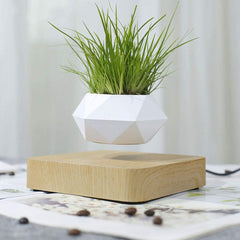Magnetic Hexagonal Levitating Bonsai Pot for Creative Home and Office Decoration