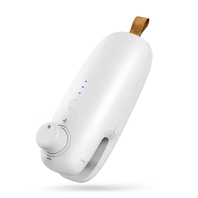 Mini Heat Sealer for Plastic Bags - USB Rechargeable and Portable