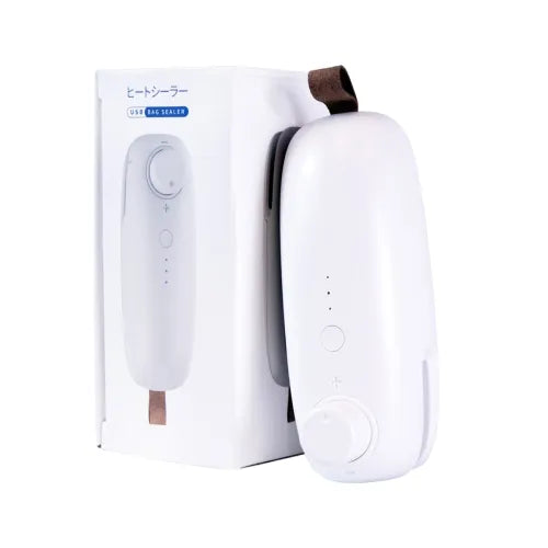 Mini Heat Sealer for Plastic Bags - USB Rechargeable and Portable