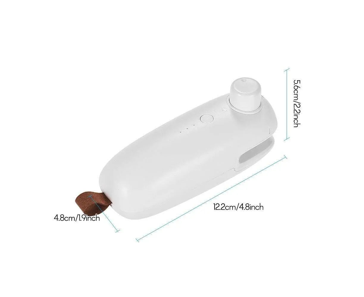 Mini Heat Sealer for Plastic Bags - USB Rechargeable and Portable