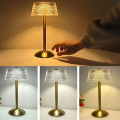 Vogue LED Table Lamp with Touch Control - Cordless & USB Rechargeable