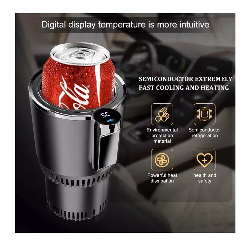 Smart Cooling and Heating Cup Holder with Temperature Control