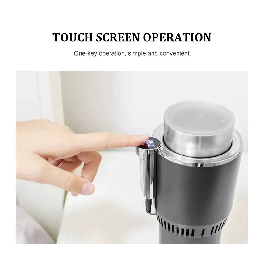 Smart Cooling and Heating Cup Holder with Temperature Control