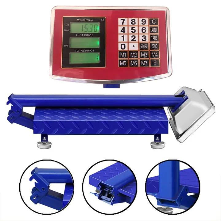 Wireless Bluetooth Digital Weighing Scale - with High Precision Electronic Platform, 150 Kg Capacity