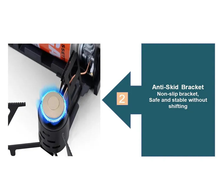 Portable Foldable Butane Gas Stove for Camping and Outdoors