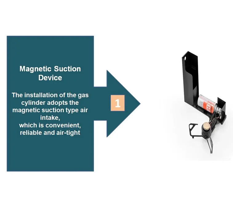 Portable Foldable Butane Gas Stove for Camping and Outdoors