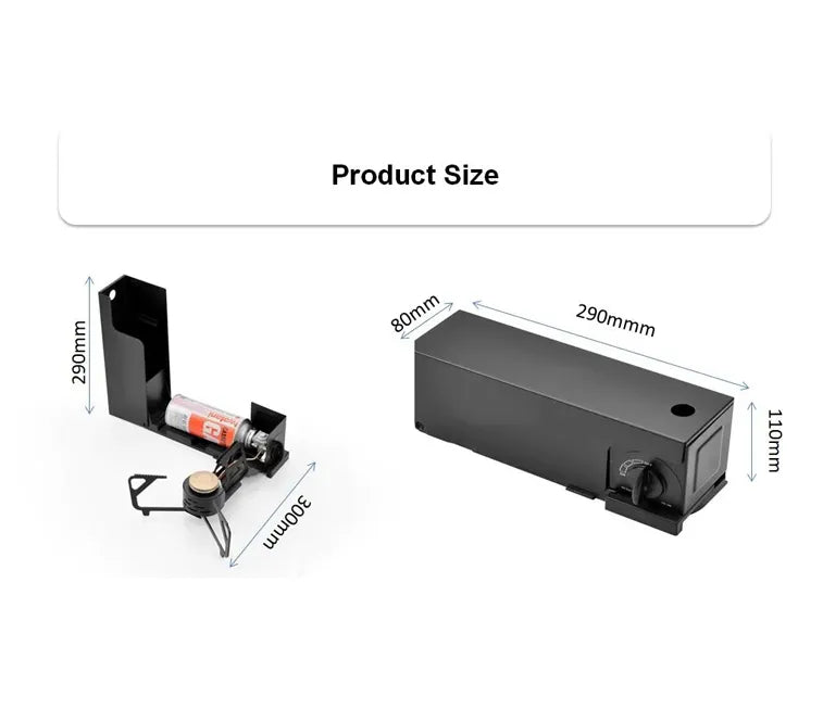 Portable Foldable Butane Gas Stove for Camping and Outdoors