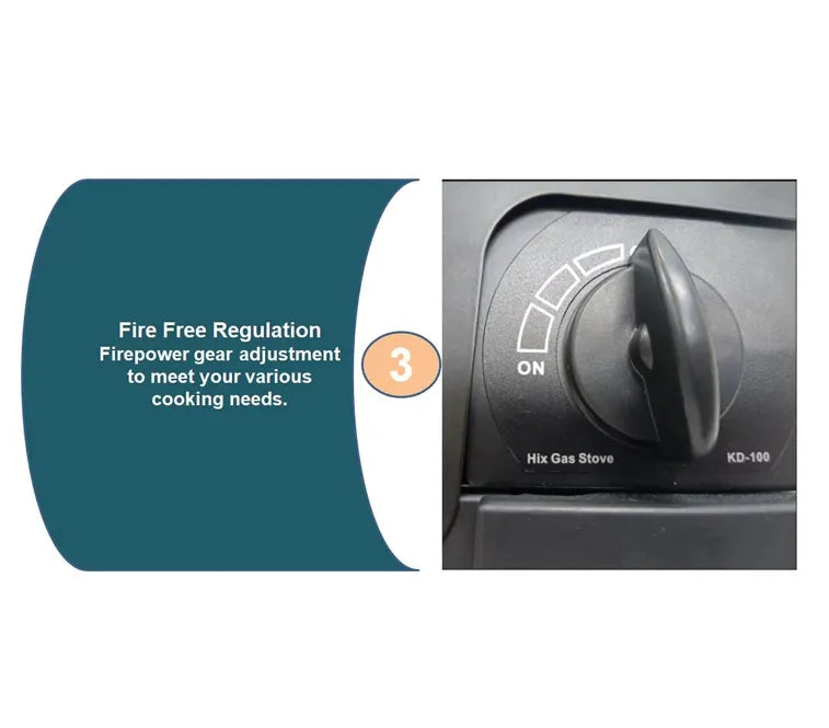 Portable Foldable Butane Gas Stove for Camping and Outdoors