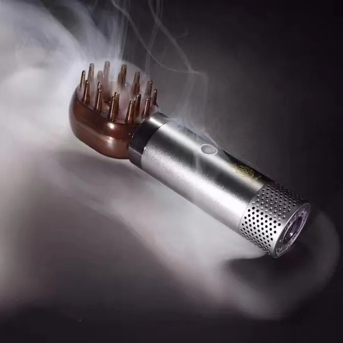 Stylish Bukhoor Incense Burner & Infuser with Comb for Fragrant Hair