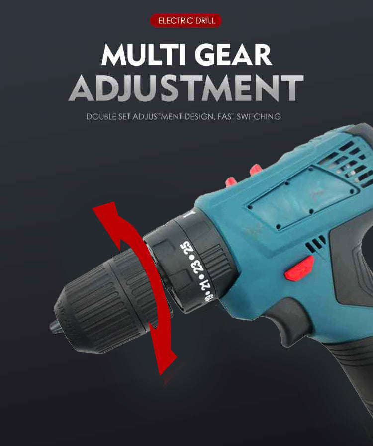 12V Professional Multifunctional Screwing Cordless Drill Kit
