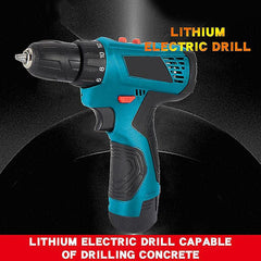 12V Professional Multifunctional Screwing Cordless Drill Kit