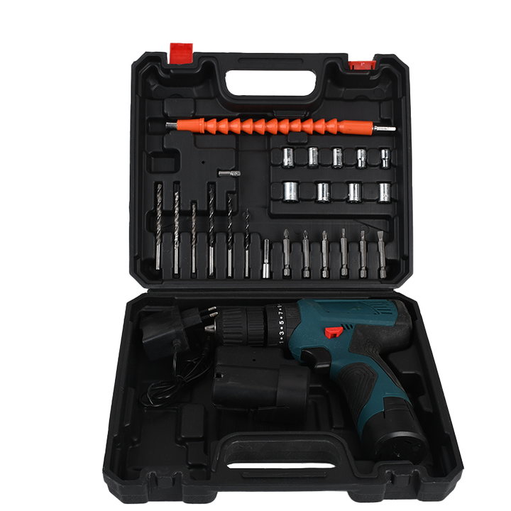 12V Professional Multifunctional Screwing Cordless Drill Kit