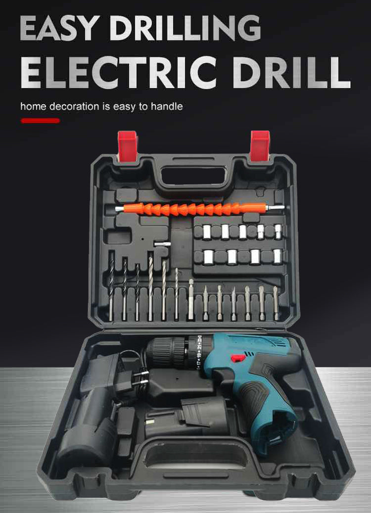 12V Professional Multifunctional Screwing Cordless Drill Kit