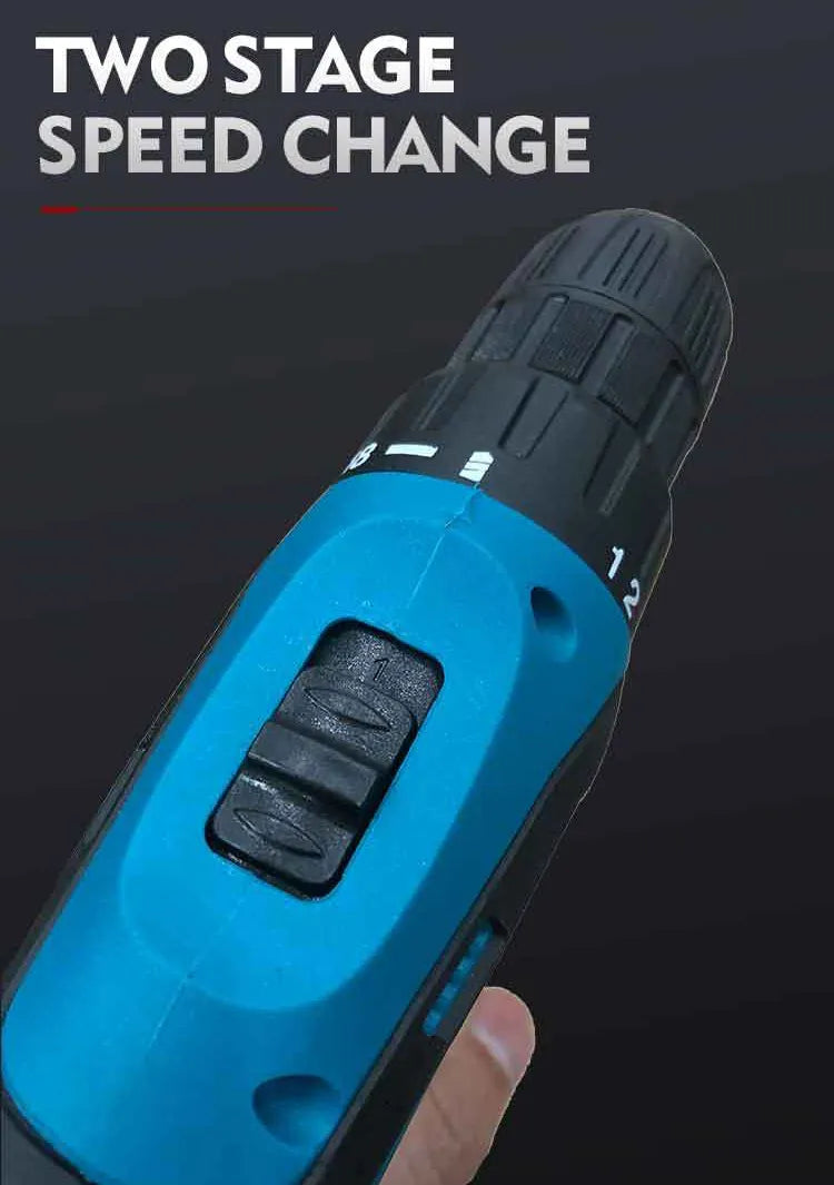 Portable High Precision 390W Cordless Electric Drill Tool Kit