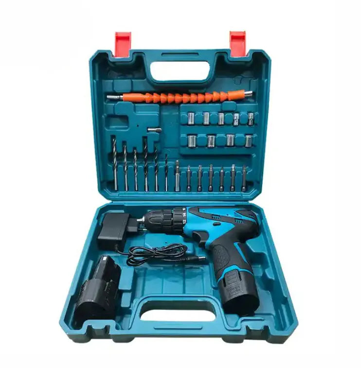 Portable High Precision 390W Cordless Electric Drill Tool Kit