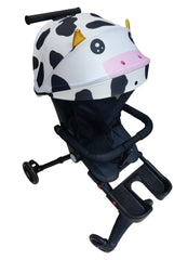 Portable Two Way 360° Rotatable Stroller with Adjustable Recliner Seat and Adjustable Canopy