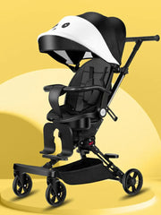 Portable Two Way 360° Rotatable Stroller with Adjustable Recliner Seat and Adjustable Canopy