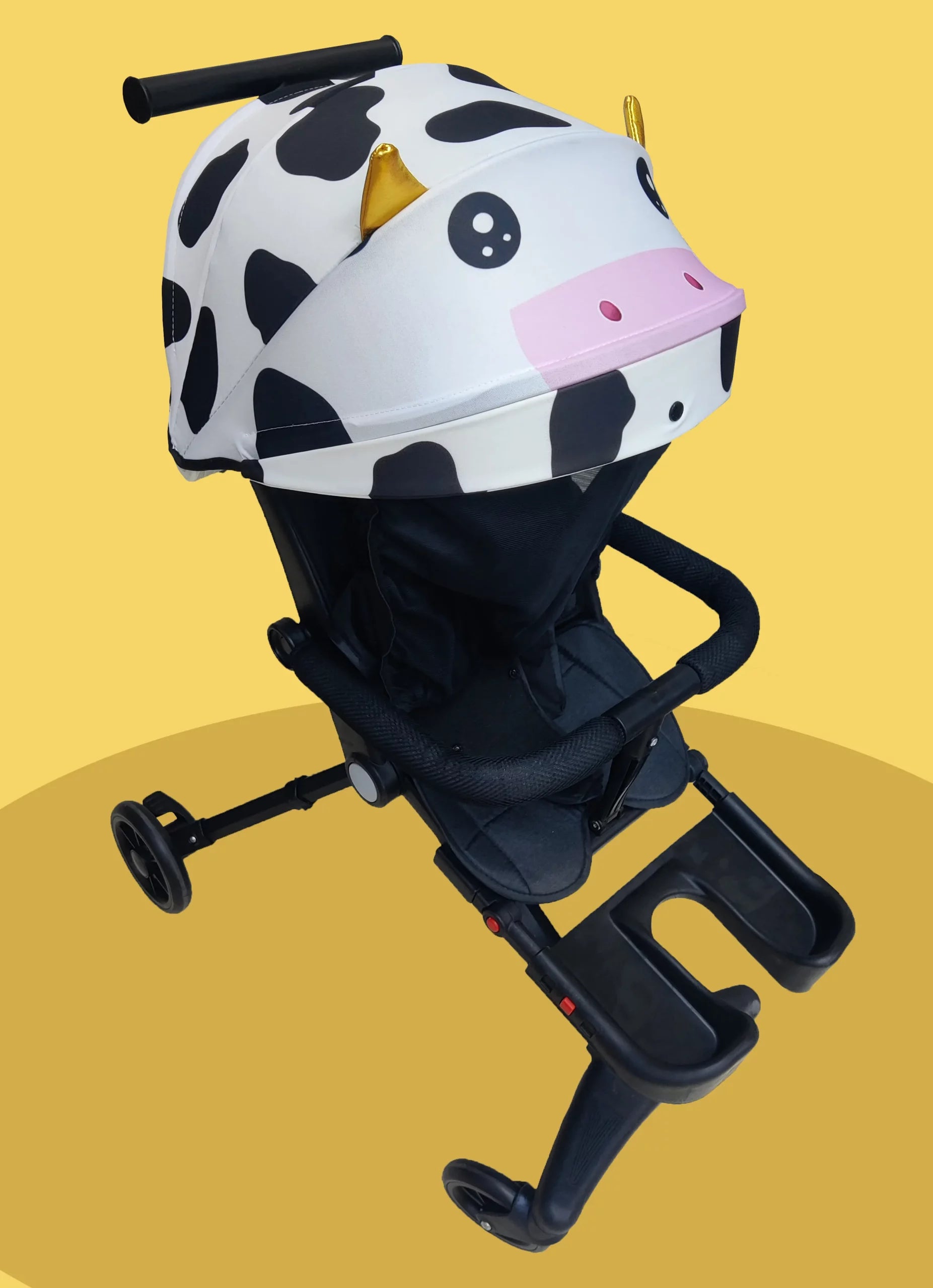 Portable Two Way 360° Rotatable Stroller with Adjustable Recliner Seat and Adjustable Canopy