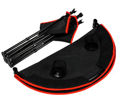 Portable Foldable Lightweight Outdoor Camping Table with 4 Cup Holders & Carry Bag for Picnic and Ga