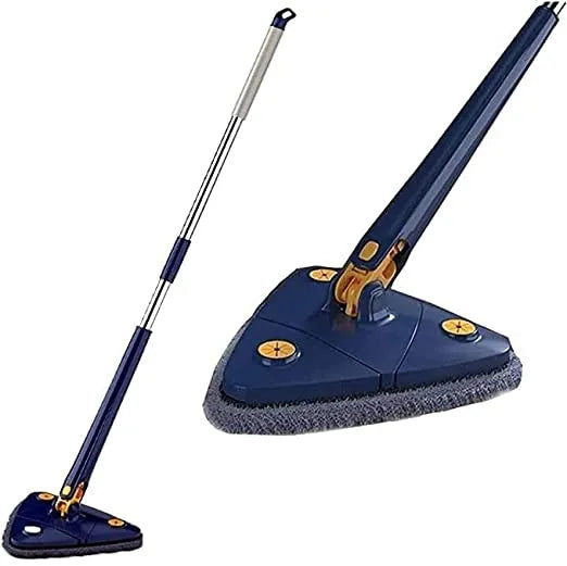 Multifunctional 360° Adjustable Triangular Cleaning Mop with High Absorbing Capacity for Quick Clean