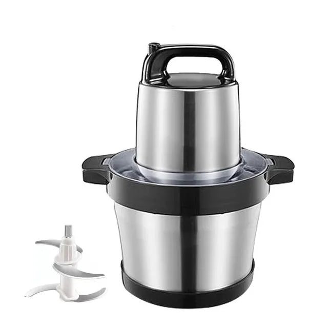 Powerful 6L 200W Electric Food Processor Grinder Blender Mixer Chopper for Meat, Fruits, Vegetables