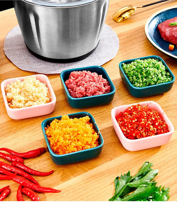 Powerful 3L 300W Electric Food Processor Grinder Blender Mixer Chopper for Meat, Fruits, Vegetables