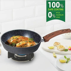 HotChef 12-Piece Granite Coating Non-Stick Cookware Set with Induction Base
