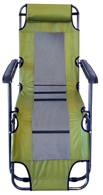 Stylish Portable Folding Gravity Lounge Chair with Dual Positions for Home & Beach