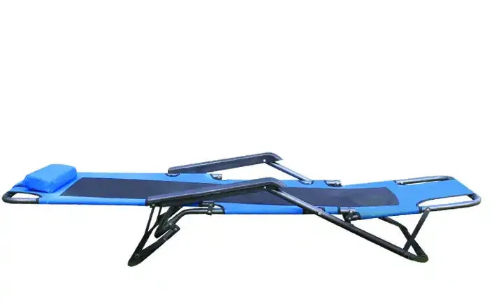 Stylish Portable Folding Gravity Lounge Chair with Dual Positions for Home & Beach
