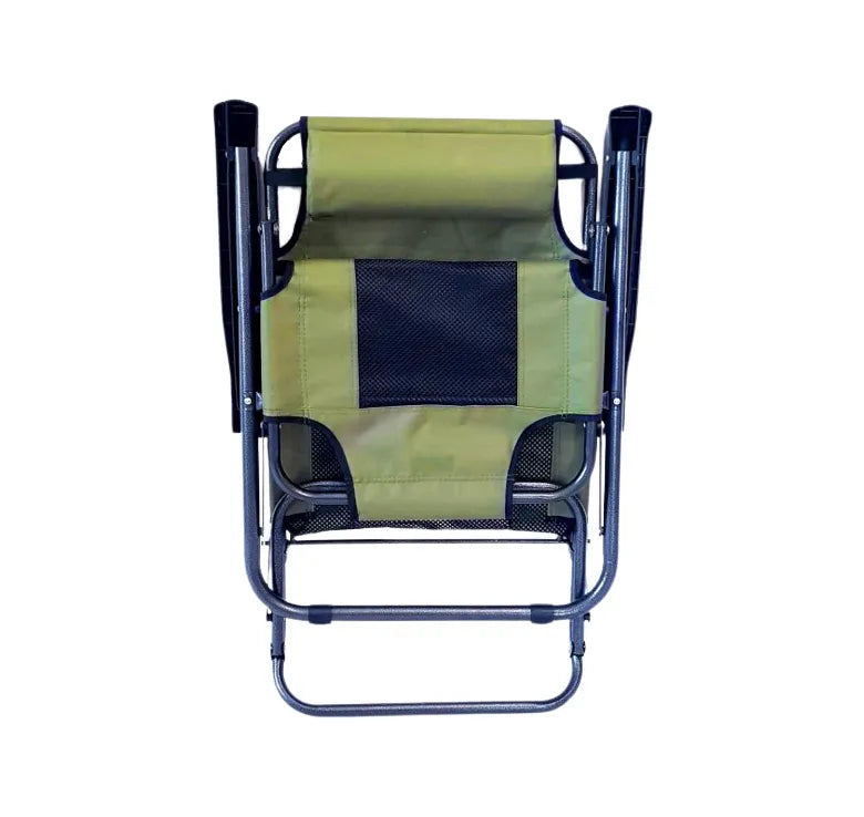 Stylish Portable Folding Gravity Lounge Chair with Dual Positions for Home & Beach
