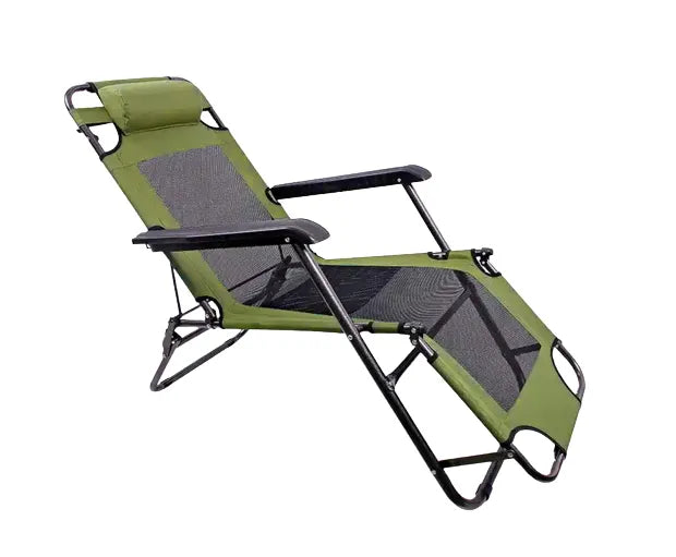 Stylish Portable Folding Gravity Lounge Chair with Dual Positions for Home & Beach