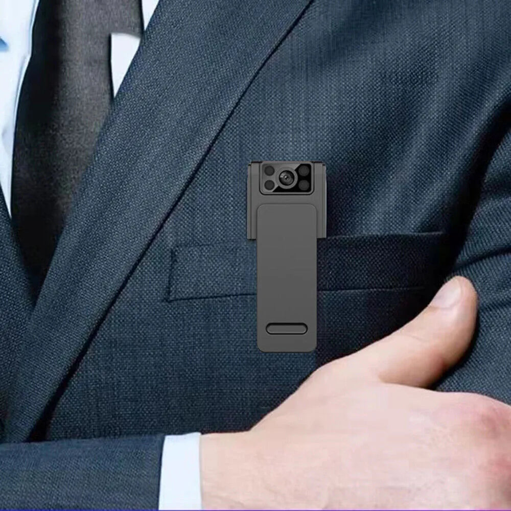 Compact Multipupose Wireless Body Camera with 1080p HD Video and Photo Capture