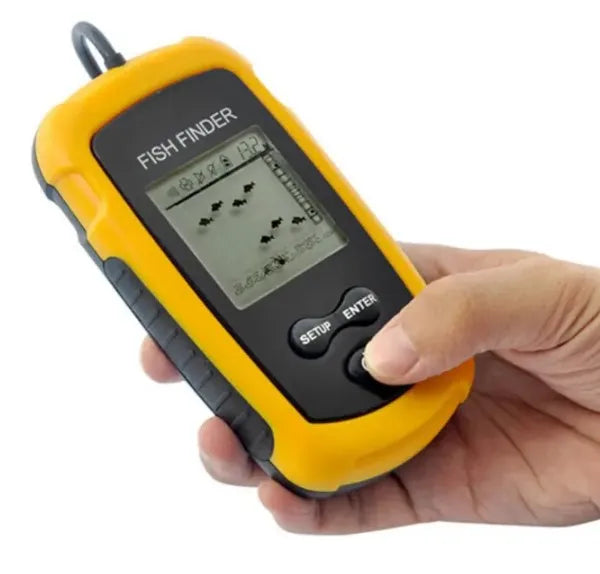 Portable High Accuracy Fish Finder & Detector upto 100m Depth - 25ft cable