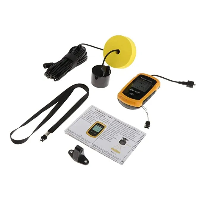 Portable High Accuracy Fish Finder & Detector upto 100m Depth - 25ft cable