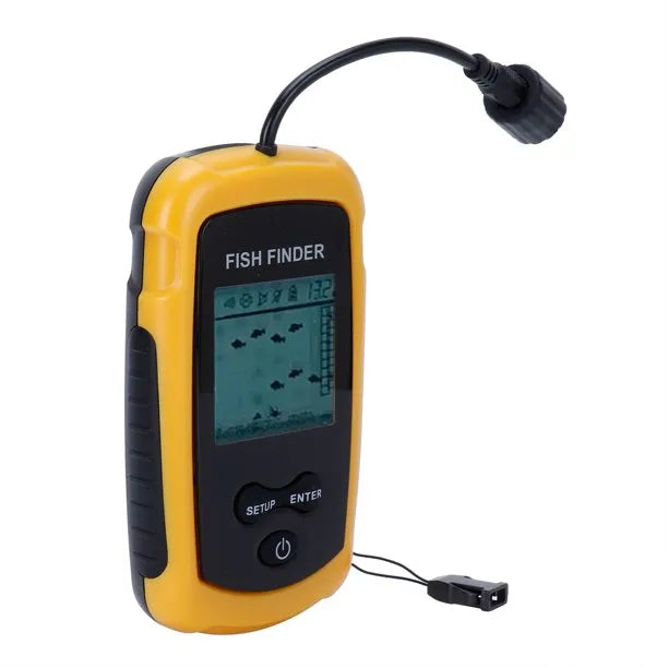 Portable High Accuracy Fish Finder & Detector upto 100m Depth - 25ft cable