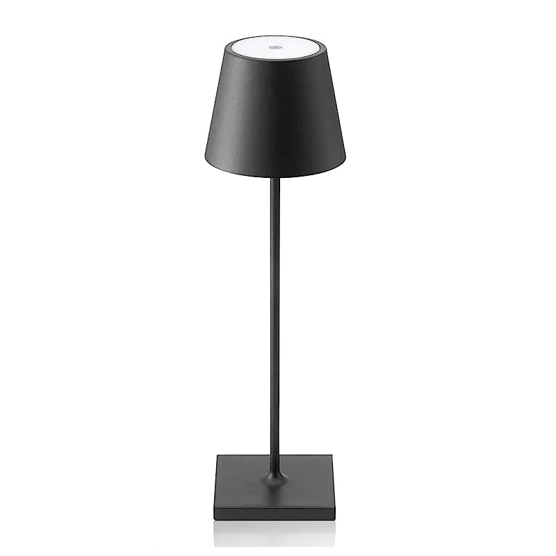 Modern LED Desk Touch Lamp with Dimming - Rechargeable, Waterproof Table Lamp for Home and Outdoor Use