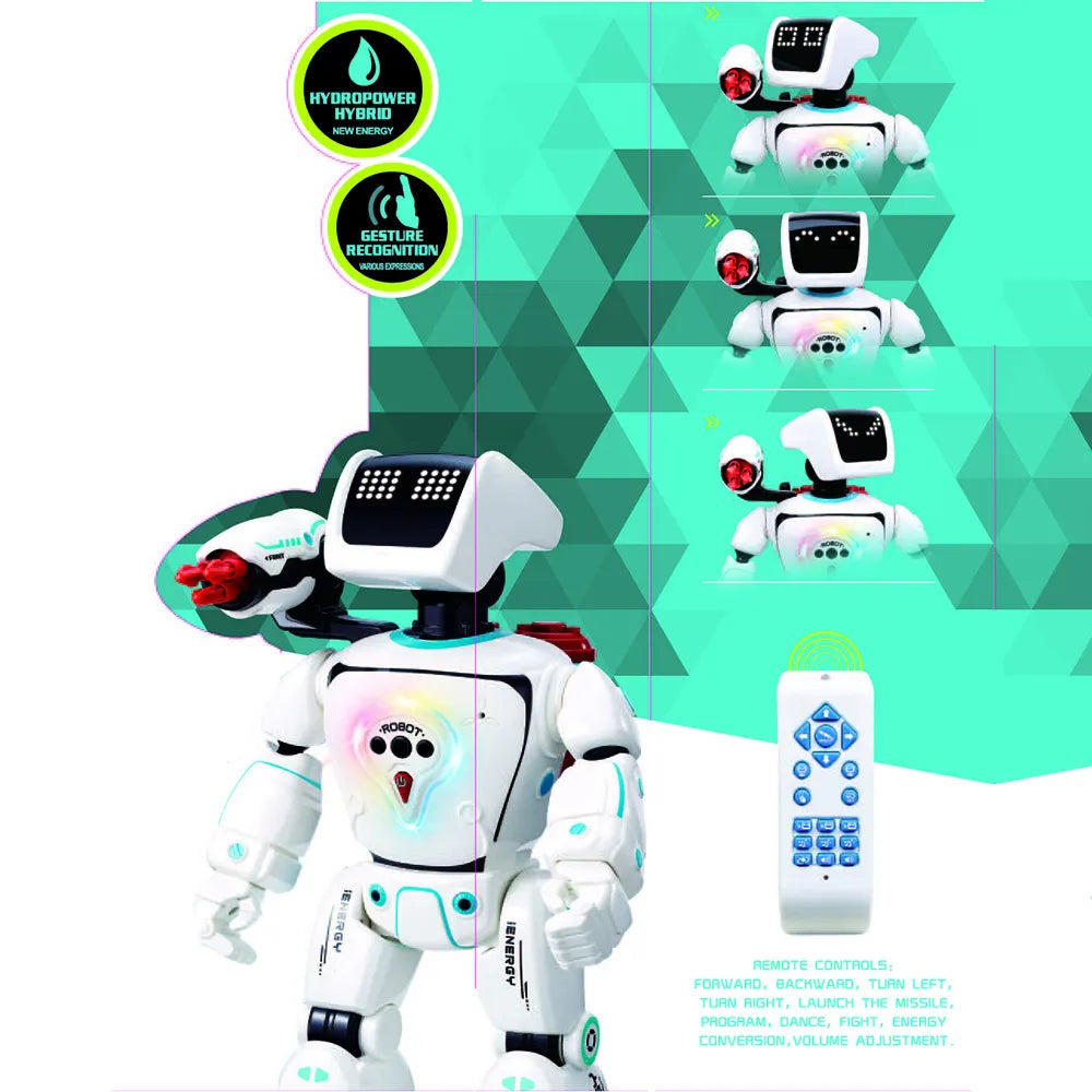 Hybrid Power Robot Toy with Smart Sensing Gesture and Intelligent Remote Control