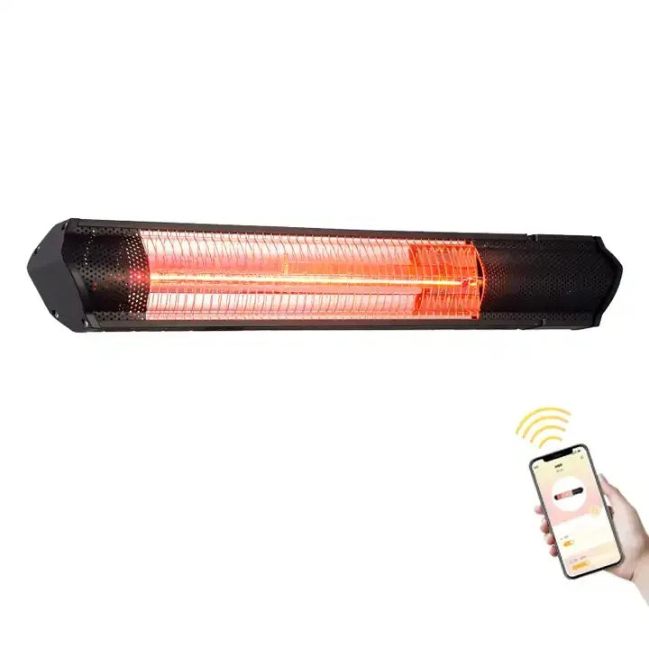 Sepat Electric Heater with Tripod Stand, Remote Control and Safety Protection - 2000W