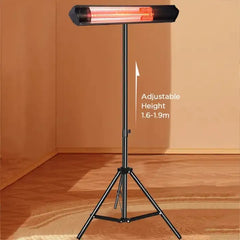 Sepat Electric Heater with Tripod Stand, Remote Control and Safety Protection - 2000W