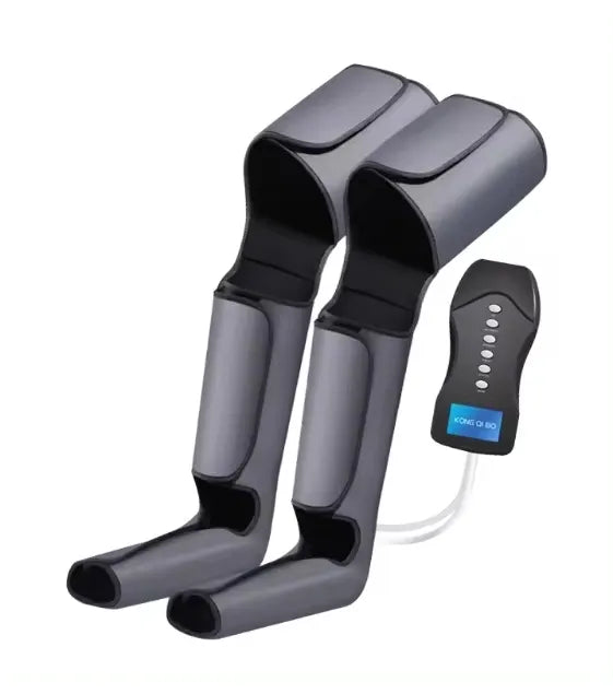Rechargeable Cordless 360° Air Compression Leg Massager with Adjustable Intensity & Intelligent Control for Full Leg and Foot Massage
