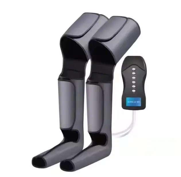 Rechargeable Cordless 360° Air Compression Leg Massager with Adjustable Intensity & Intelligent Control for Full Leg and Foot Massage