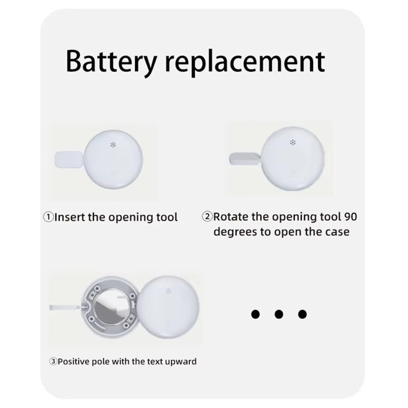 Rexzol Smart Bluetooth Tracker Key Tag for iOS Devices & IP68 Waterproofing with Global Positioning with Apple Find My App
