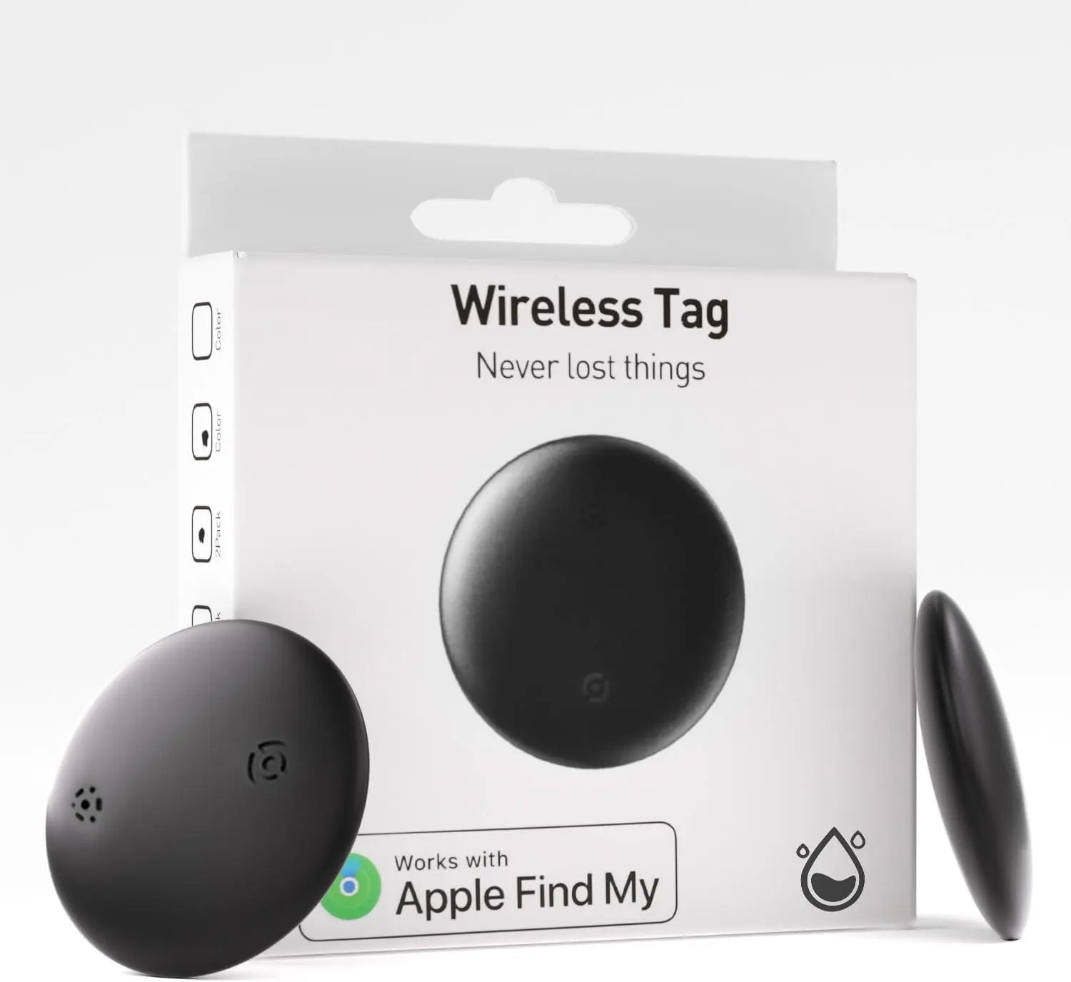 Rexzol Smart Bluetooth Tracker Key Tag for iOS Devices & IP68 Waterproofing with Global Positioning with Apple Find My App