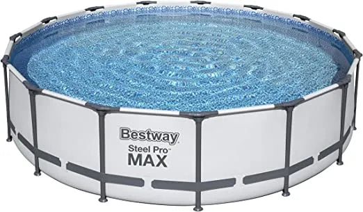 Bestway Steel Pro MAXâ¢ Pool Set - Deluxe Splash Above Ground Pool with Filter Pump, Ladder, Ground C