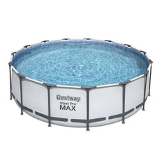 Bestway Steel Pro MAXâ¢ Pool Set - Deluxe Splash Above Ground Pool with Filter Pump, Ladder, Ground C