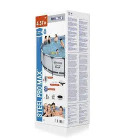 Bestway Steel Pro MAXâ¢ Pool Set - Deluxe Splash Above Ground Pool with Filter Pump, Ladder, Ground C