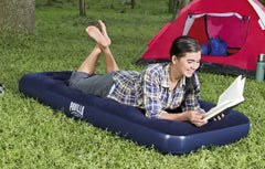 Bestway Pavillo Queen Size Inflatable Camping and Sleeping Air Bed Mattress with Electric Air Pump -