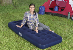 Bestway Pavillo Queen Size Inflatable Camping and Sleeping Air Bed Mattress with Electric Air Pump -